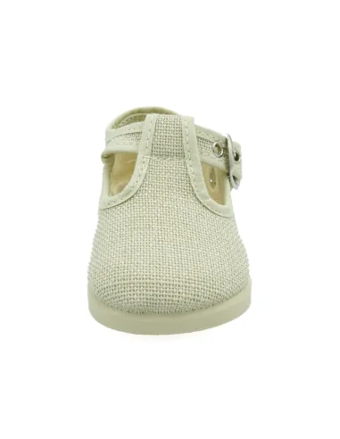 pepito de lino con suela de goma para nino