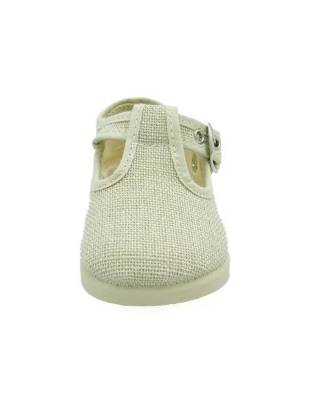 pepito de lino con suela de goma para nino