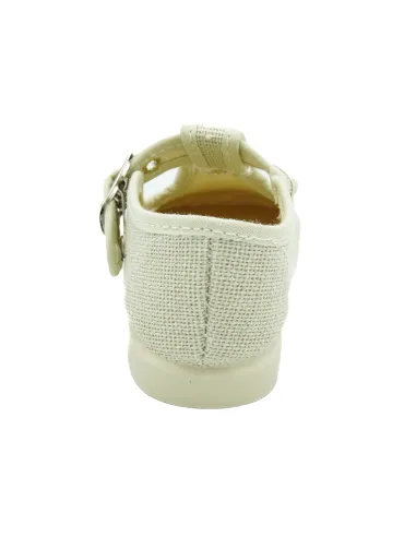 pepito de lino con suela de goma para nino