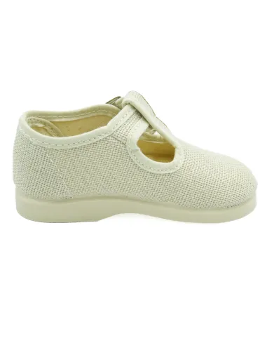 pepito de lino con suela de goma para nino