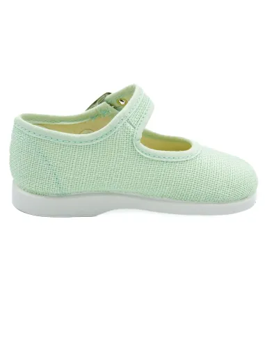 mercedita para nina de lino con hebilla