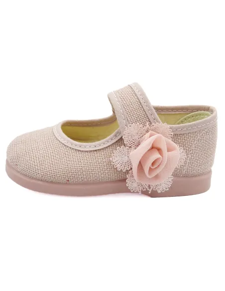 Mercedita de nina para ceremonia con flor