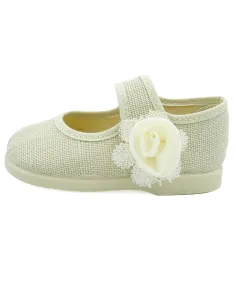 Mercedita de nina para ceremonia con flor 2