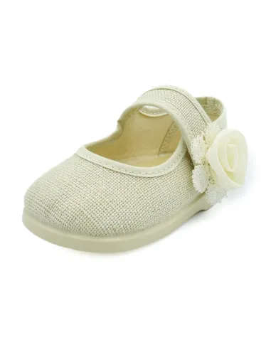 Mercedita de nina para ceremonia con flor