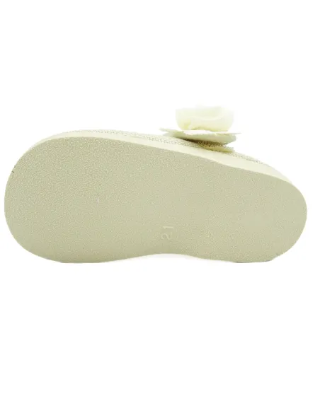 Mercedita de nina para ceremonia con flor