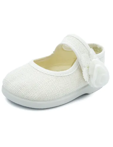 Mercedita de nina para ceremonia con flor