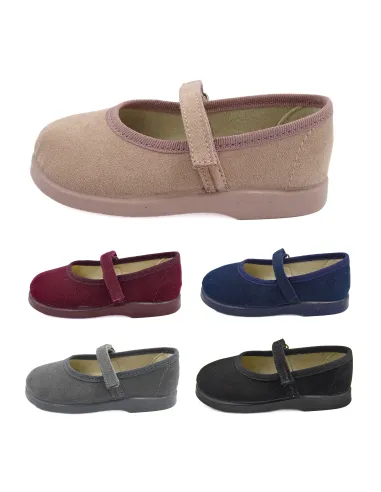 mercedita para nina en serratex con cierre adhesivo