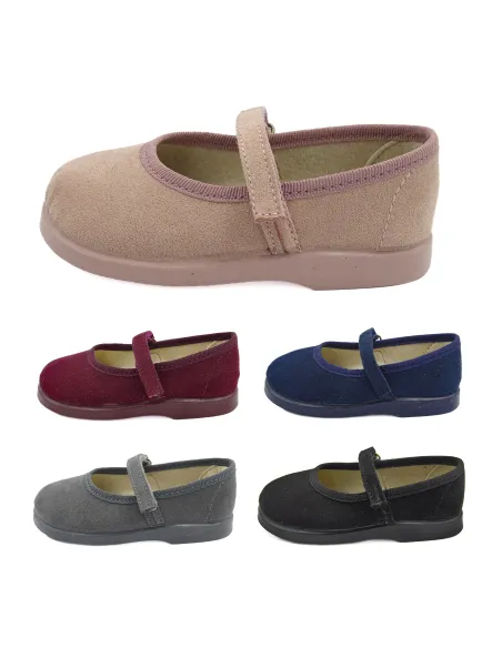 mercedita para nina en serratex con cierre adhesivo