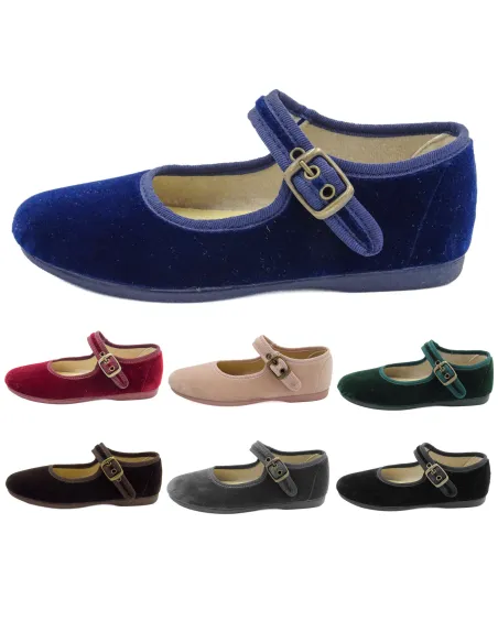 mercedita para nina de terciopelo