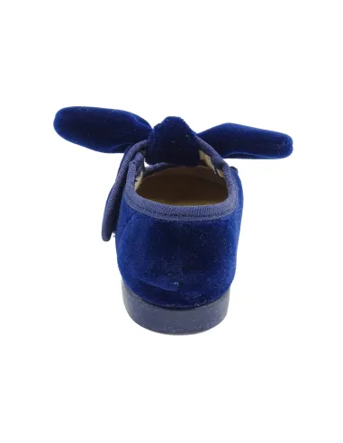 merceditas de terciopelo para nina con lazo