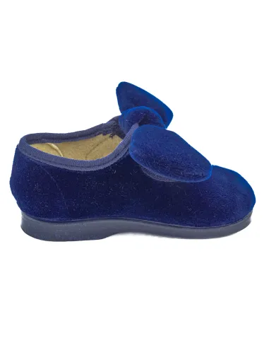 merceditas de terciopelo para nina con lazo