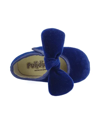 merceditas de terciopelo para nina con lazo