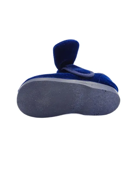 merceditas de terciopelo para nina con lazo