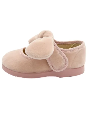 merceditas de terciopelo para nina con lazo