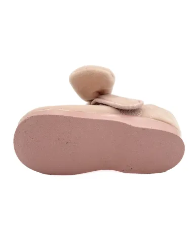 merceditas de terciopelo para nina con lazo