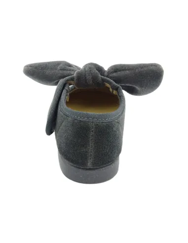 merceditas de terciopelo para nina con lazo