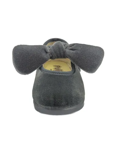 merceditas de terciopelo para nina con lazo