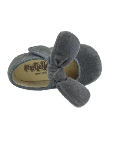 merceditas de terciopelo para nina con lazo