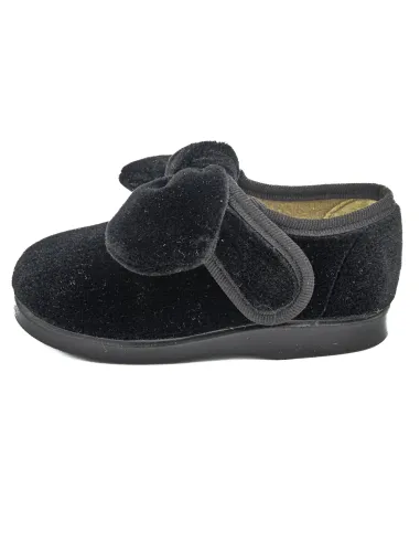 merceditas de terciopelo para nina con lazo