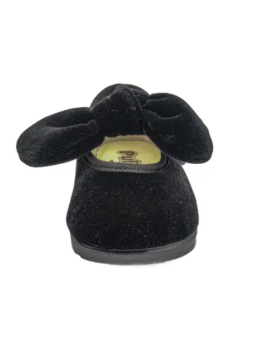 merceditas de terciopelo para nina con lazo