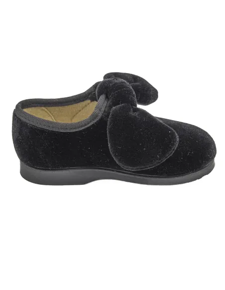 merceditas de terciopelo para nina con lazo