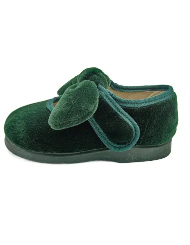 merceditas de terciopelo para nina con lazo