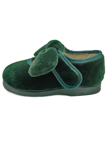 merceditas de terciopelo para nina con lazo