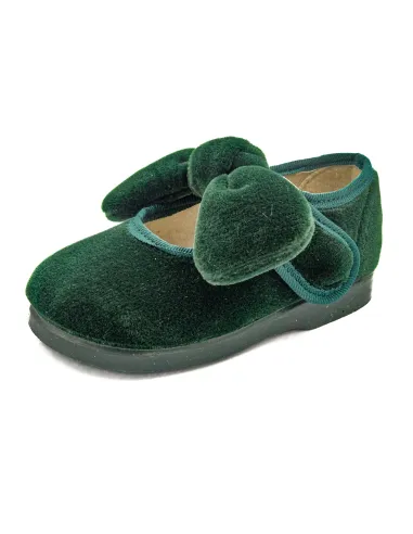 merceditas de terciopelo para nina con lazo