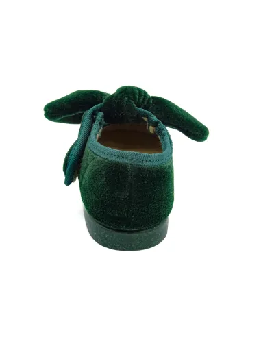 merceditas de terciopelo para nina con lazo