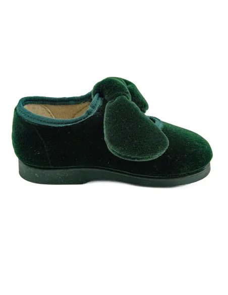 merceditas de terciopelo para nina con lazo