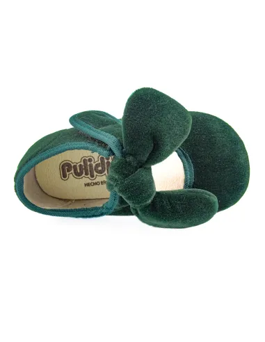 merceditas de terciopelo para nina con lazo