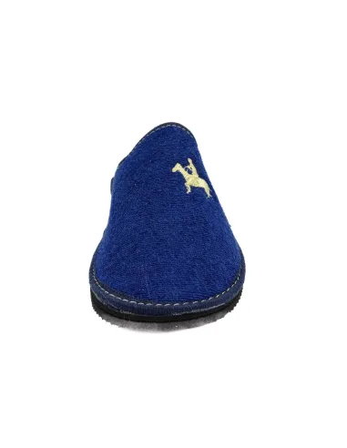 zapatilla de caballero para casa de rizo