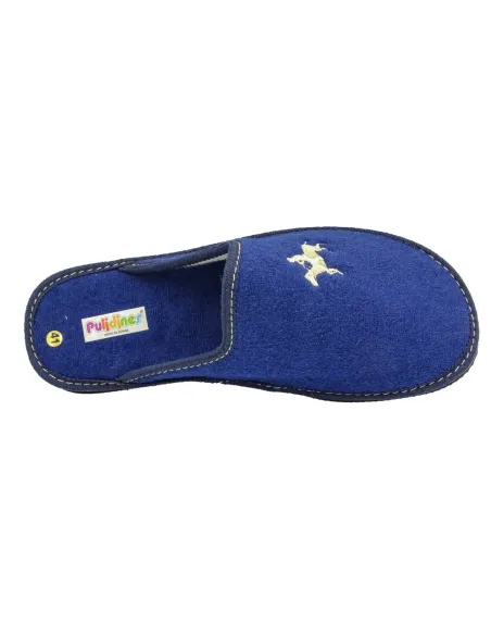 zapatilla de caballero para casa de rizo