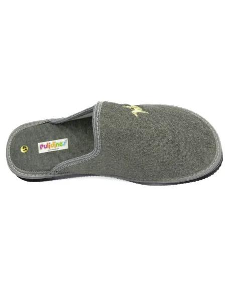 zapatilla de caballero para casa de rizo