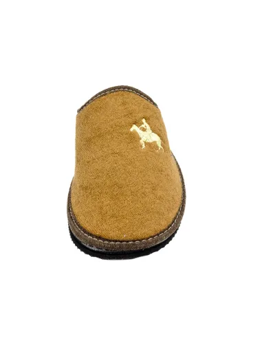 zapatilla de caballero para casa de rizo