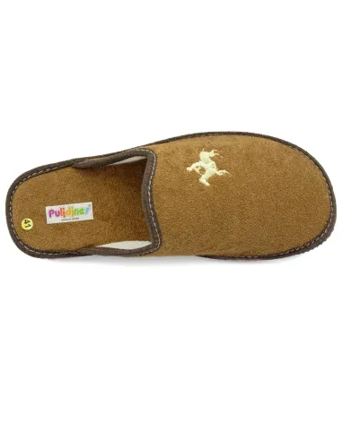 zapatilla de caballero para casa de rizo