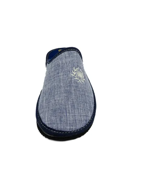 Zapatilla de casa para caballero de rizo