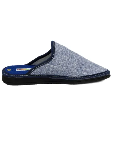 Zapatilla de casa para caballero de rizo