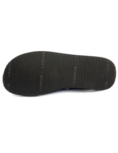 Zapatilla de casa para caballero de rizo