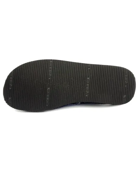 Zapatilla de casa para caballero de rizo