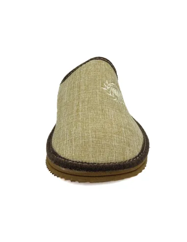 Zapatilla de casa para caballero de rizo