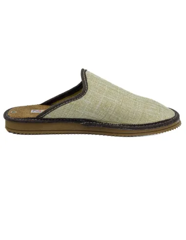 Zapatilla de casa para caballero de rizo
