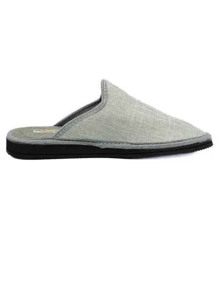 Zapatilla de casa para caballero de rizo