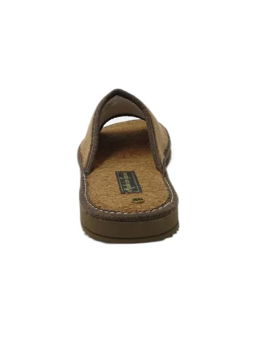 zapatilla de casa de toalla para caballero de suela de eva