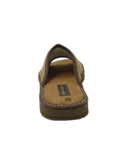 zapatilla de casa de toalla para caballero de suela de eva