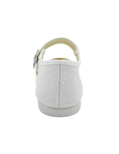 Mercedita para nina de lino ideal para ceremonia