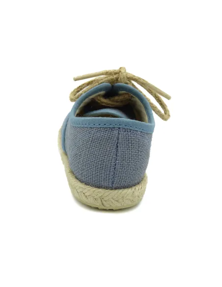 espartena de nino de lino con la suela de goma para ceremonia