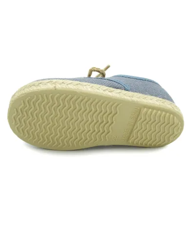 espartena de nino de lino con la suela de goma para ceremonia