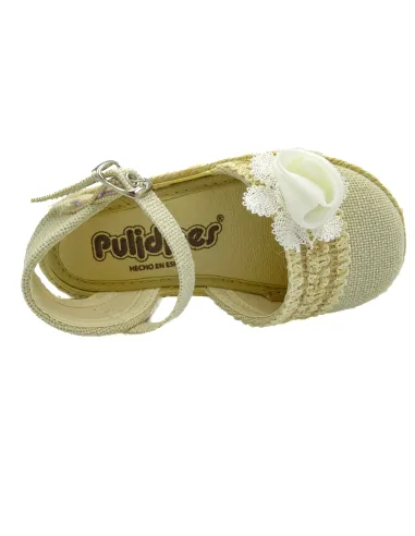 espartena de nina ideal para ceremonia